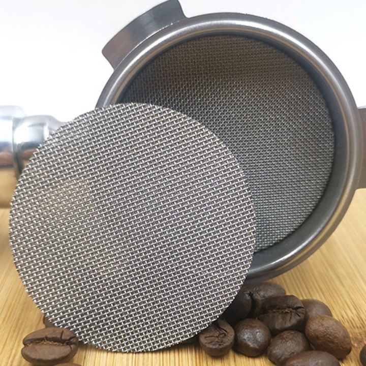 1PC%2051mm%20Puck%20Screen/Espresso%20Portafilter%20Lower%20Shower%20Screen/Contact%20Screen%20-%20Stainless%20Steel%20100%20Micrometre%20-%20Image%204