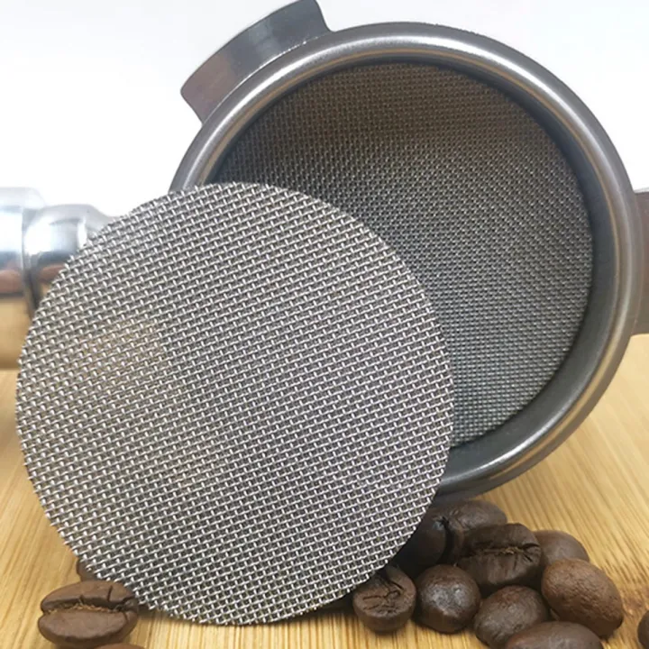 1PC%2051mm%20Puck%20Screen/Espresso%20Portafilter%20Lower%20Shower%20Screen/Contact%20Screen%20-%20Stainless%20Steel%20100%20Micrometre%20-%20Image%204