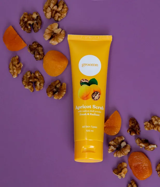 Groome%20Apricot%20Scrub%20deep%20gentle%20exfoliation%20remove%20dead%20skin%20unclog%20pores%20reduce%20blemish%20excess%20oil%20(EXP%20:%2010/27)%20-%20Image%202