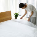 0J7I travel trip mat disposable bedspread elastic dirty waterproof cover non-woven bed sheet mattress dust protection.