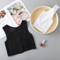 【Hot ticket】 Chest Binder Women Tops Zipper Flat Chest Invisible Underwear Wrapped Lest Cool Mesh Half Binder Trans For Female Vest Bust New LUKE.