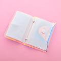 Fashion Laser Card Holder Fresh Girl Square Mini Student Card Holder ID Storage Sleeve 20 Card Slots. 