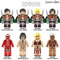 New KF6174 Attack On Titan Mini Block Toys Figure. 