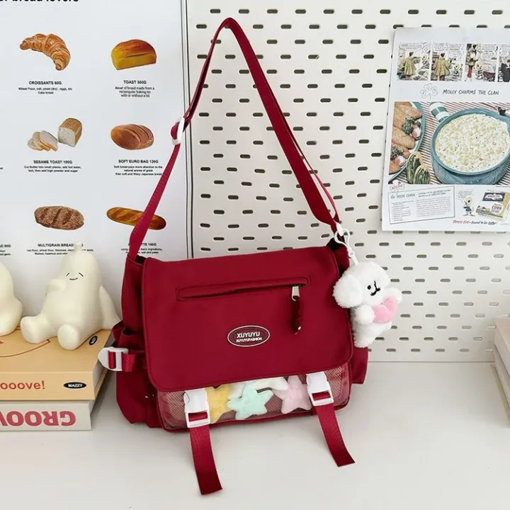 Cute%20college%20style%20girl%20crossbody%20bag,%20Japanese%20ins,%20student%20large-capacity%20versatile%20messenger%20bag,%20transparent%20bar,%20chirp%20bag%20-%20Image%203