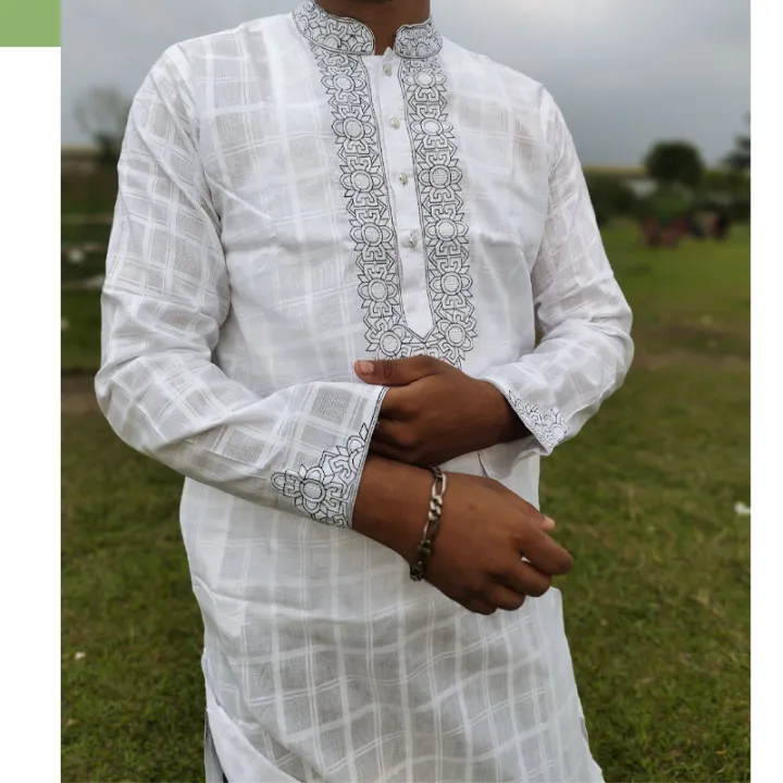Premium%20White%20Aarong%20Quota%20Cotton%20Panjabi%20for%20Men%20%E2%80%93%20Eid%20Special%20%7C%20Summer%20Semi-Long%20Stylish%20Punjabi%202025%20%7C%20Off%20White%20Dhuti%20Panjabi%20for%20Man%20-%20Image%202