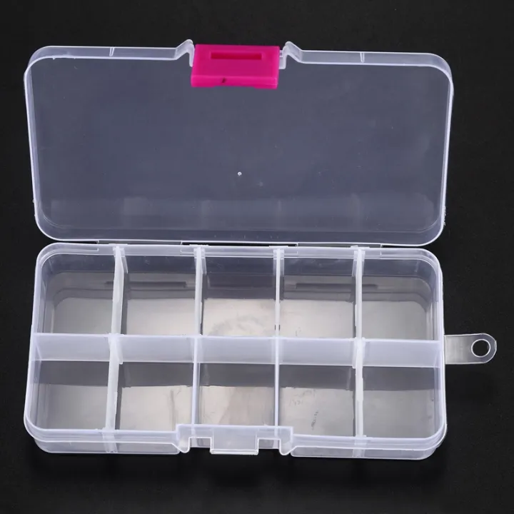 JAERBEE%206Pcs%2010%20Grid%20Electronic%20Component%20Parts%20Kits%20Plastic%20Storage%20BoX%20Case%20-%20Image%203