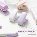 1PC Simple Mini Single Paper Puncher Portable Office Binding Supplies Journal Scrapbook Hole Punch Stationery. 