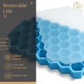 37-Cavity Silicone Ice Cube Tray Ice-making Box.