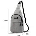 Men Fashion Multifunction Shoulder Bag Crossbody Bag On Shoulder Travel Sling Bag Pack Messenger Pack Chest Bag For Male. 