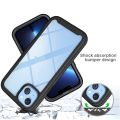 For iPhone 14 Plus Starry Sky Solid Color PC + TPU Phone Case. 