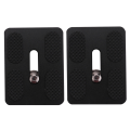Universal Tripod Quick Release Plate, Plate for DSLR Camera Tripod Ballhead(PU-50).