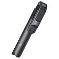 ShopAIS XT-02 Wireless Mini Live Broadcast Extendable Bluetooth Selfie Stick Cum Tripod with Detachable Bluetooth Wireless Remote for All Smartphones Black - Selfie Stick - Selfie Stick.