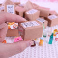 Miniature Simulation Express Small Parcel Lucky Surprise Blind Box Prize Bag Commissary Toys Small Gifts 2 Bottles + 2 Foods. 