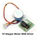 Driver With 5V Stepper Motor DC 5V 28BYJ-48 4 Phase 5 Wires With ULN2003 Driver Board Programmable Small Reduction Gear Motor For 3D Printer CNC Machine Arduino DIY Project. 