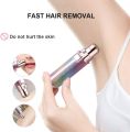 2 in 1 Facial Hair Remover & Eyebrow Trimmer for Women, Painless Electric Eyebrows Hair Razor with LED Light, USB Rechargeable Eyebrow Razor for Peach Fuzz, Chin, Lip, Nose, Cheek. 