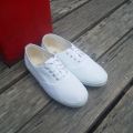 Guotu Qingdao Global Court Sneakers White Shoes Women's Canvas Shoes White Sneakers White Shoes Work Shoes Practice Shoes.