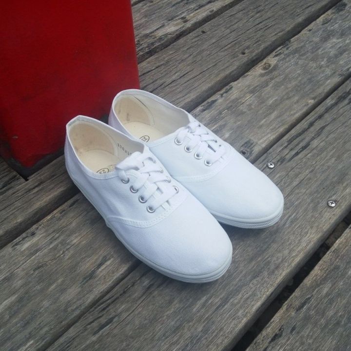 Guotu%20Qingdao%20Global%20Court%20Sneakers%20White%20Shoes%20Women's%20Canvas%20Shoes%20White%20Sneakers%20White%20Shoes%20Work%20Shoes%20Practice%20Shoes%20-%20Image%206