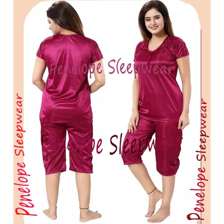 Night Dress (Tops Set) - Night Dress For Women - Night Dress For Women