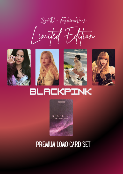 BLACKPINK 2025 Premium Lomo Card Set – Limited Edition K-Pop Photo Album & Gift Tags Collection
