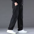 Plus Size 28-50 Jeans Men's Blue and Black Can Choose Small Stretch Denim Pants Business Casual Trousers. 