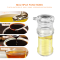Clear Acrylic Soy Sauce Vinegar Olive Oil Bottle BBQ Dispenser Shaker 100Ml. 
