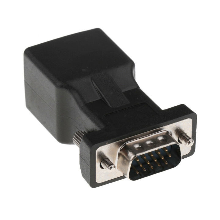 2Pcs%2015%20Pin%20VGA%20Male%20to%20RJ45%20Female%20Ethernet%20Adapter%20Connector%20LAN%20Extender%20-%20Image%203