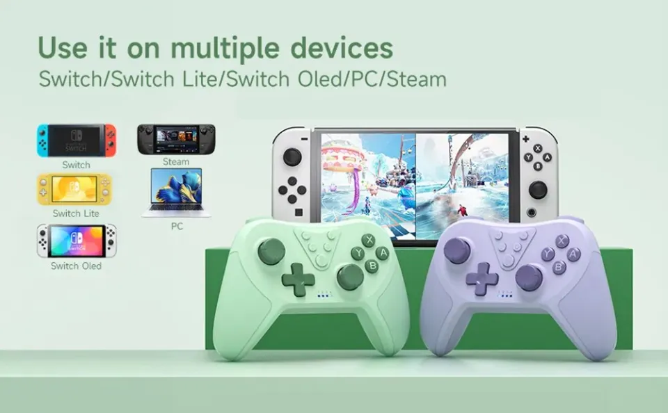 EasySMX T37 Bluetooth Gamepad, Wireless Switch Pro Controller for