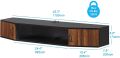 Modern Cabinet System Wall Mounted Media Console Floating TV Shelf TV Stand for Xbox One/PS4/Cable Box/DVD Players/Game Console.