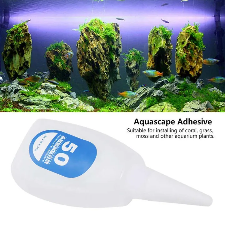 Aquarium Glue Aquascape Landscaping Grass Adhesive Coral Moss Instant Fish Tank Accessories