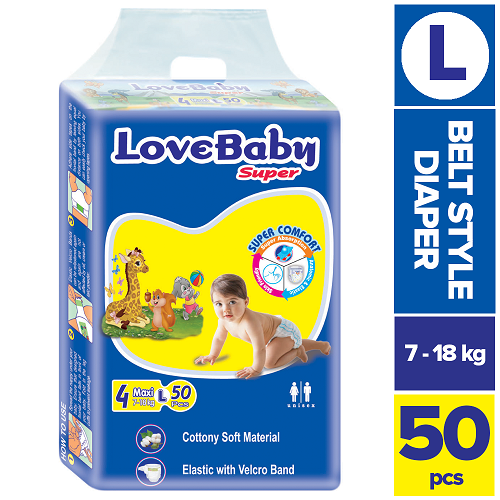 Love%20Baby%20Maxi%20Belt%20Diaper%20(L)%20(7-18%20kg)%20-%2050pcs%20-%20Image%202