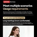 Original Lenovo RS103 Wireless Bluetooth 6.0 Ear Clip Earphones 360° Surround Sound Headphones Meetings Travel Exercise Headset.