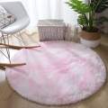 60cm Round Rug Mat Fluffy White Carpets For Living Room Soft Home Decor Bedroom Room Decoration Salon Thick Pile Rug.