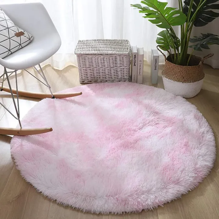 60cm%20Round%20Rug%20Mat%20Fluffy%20White%20Carpets%20For%20Living%20Room%20Soft%20Home%20Decor%20Bedroom%20Room%20Decoration%20Salon%20Thick%20Pile%20Rug%20-%20Image%204