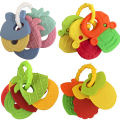 3pcs set Baby Pineapple Teeth Gel Bright Color Fruit Silicone head Teether CN.