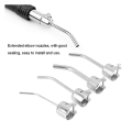 1 Set Universal 850 Hot Air Nozzle Extended Elbow Nozzle Air Nozzle BGA Blowing Welding Hot Air Nozzle (With Color Difference).