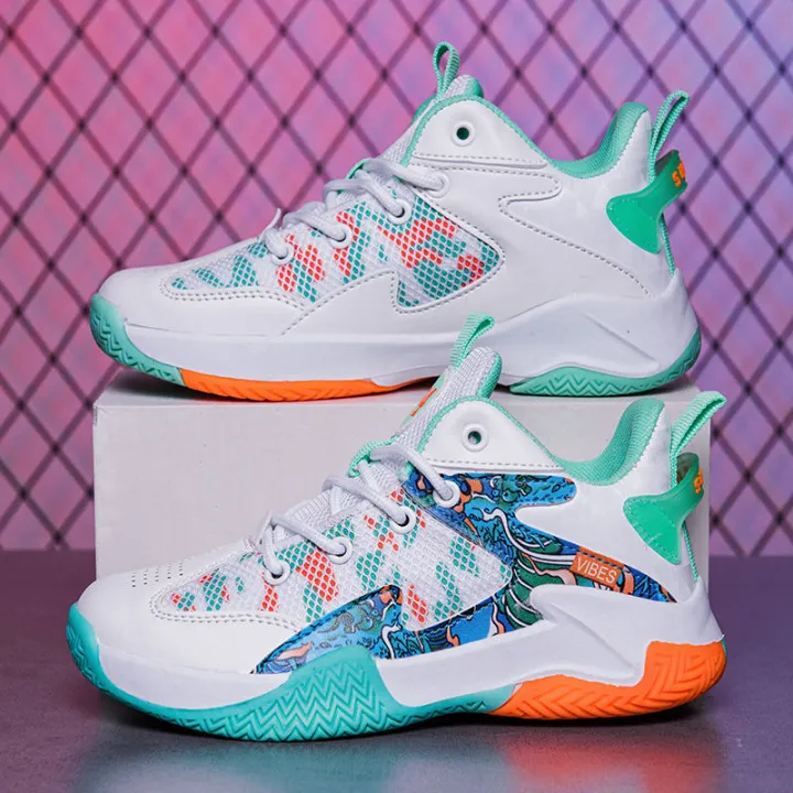 Kobe%20Summer%20Mesh%20Breathable%20Basketball%20Shoes%20Men's%20Primary%20and%20Secondary%20School%20Students%20Older%20Boys%20Friction%20Low-Top%20Sneakers%20with%20Sound%20-%20Image%209