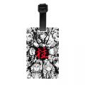 Custom Manga Demon Slayer Luggage Tag With Name Card Kimetsu No Yaiba Privacy Cover ID Label for Travel Bag Suitcase.
