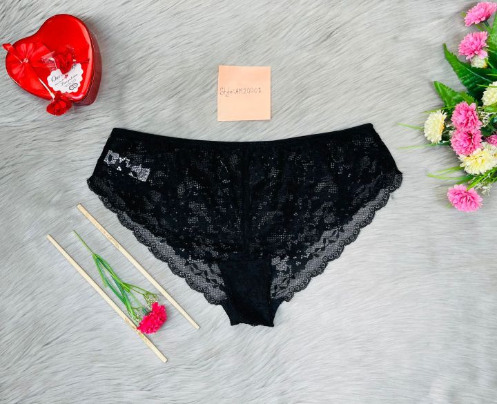 Womens%20Lace%20Panty%20Low%20Waist%20Cotton%20Briefs%20Underwear%20Soft%20Stretch%20Bikini%20Solid%20Cozy%20Lace%20Tanga%20Lace%20Cheeky%20Underwear%20for%20Women%20Lace%20Panties%20Net%20Panty%20Soft%20&%20Comfortable-%204%20PCS%20-%20Image%205