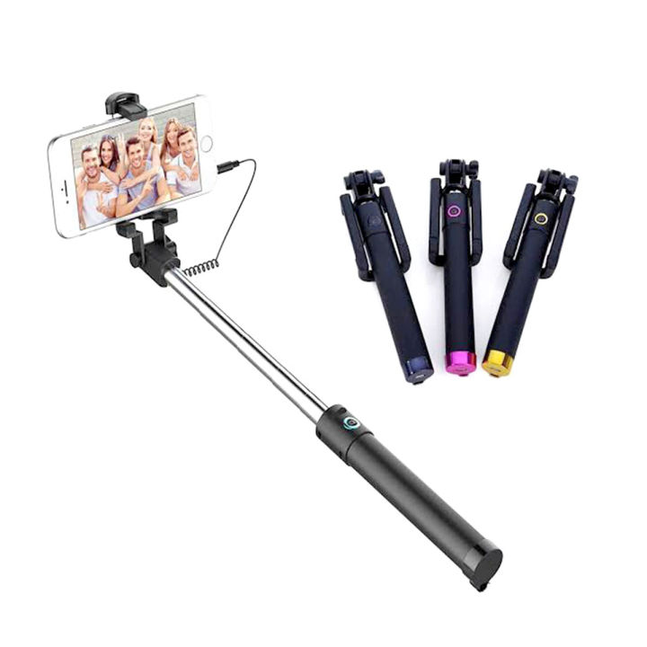 Portable Pocket Selfie Stick Wired
