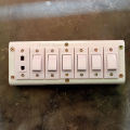 Switch board Combo 7 Gang, Winner model, Heavy Duty, Switch Socket.