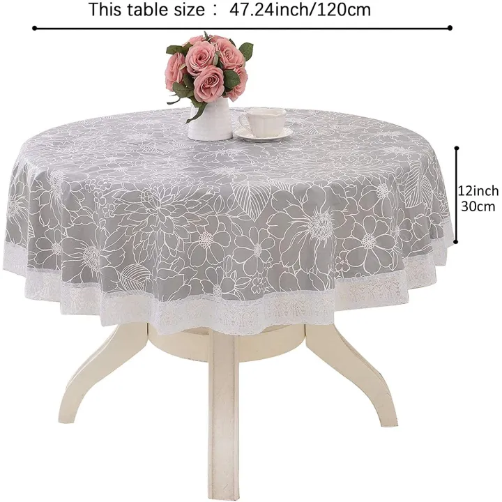 Waterproof%20Tablecloth-1%20*%20round%20tablecloth-Light%20gray%20&%20white%20-%20Image%205