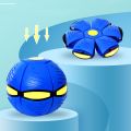 Flying UFO Flat Throw Disc Ball with LED Light Children Boys Girls Outdoor Sports Garden Beach Ball Throwing Game Toy Disc Balls.