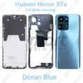For Huawei Honor X7a Full Body Housing With Camera Glass (LCD Frame, Side/Middle Frame, Back Panel/Backshell). 
