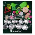 Toy Kitchen Set For Baby 45 item aluminiam and plastic.