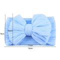 Solid Cable Bow Baby Headband for Child Nylon Layers Headwear Kids Elastic Turban Headwraps Newborn Boys Girls Hair Accessories.