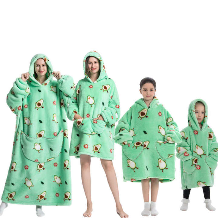 Blanket%20clothing,%20hooded%20cartoon%20pamas,%20warm%20pullover,%20lazy%20TV%20blanket,%20thickened%20oversize%20hoodie%20-%20Image%202