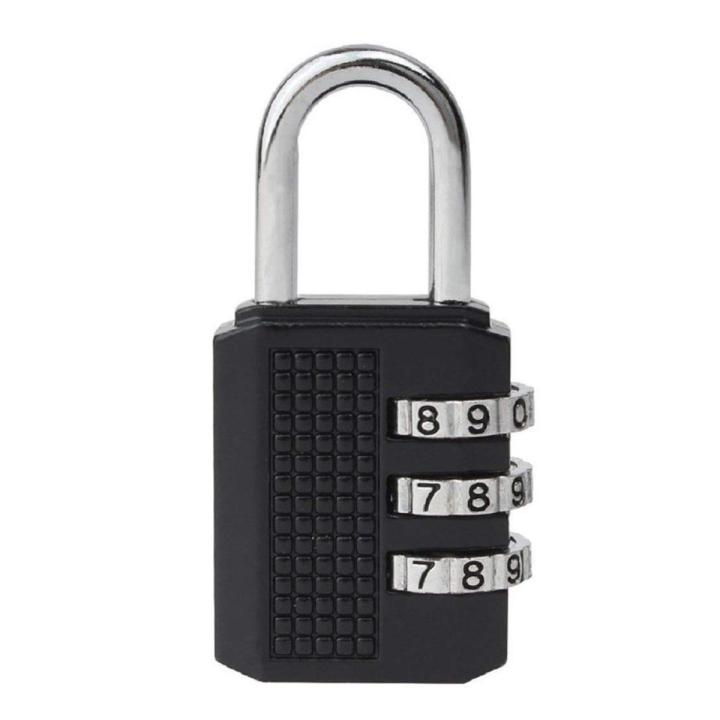 3-digit Password Lock - GOLD