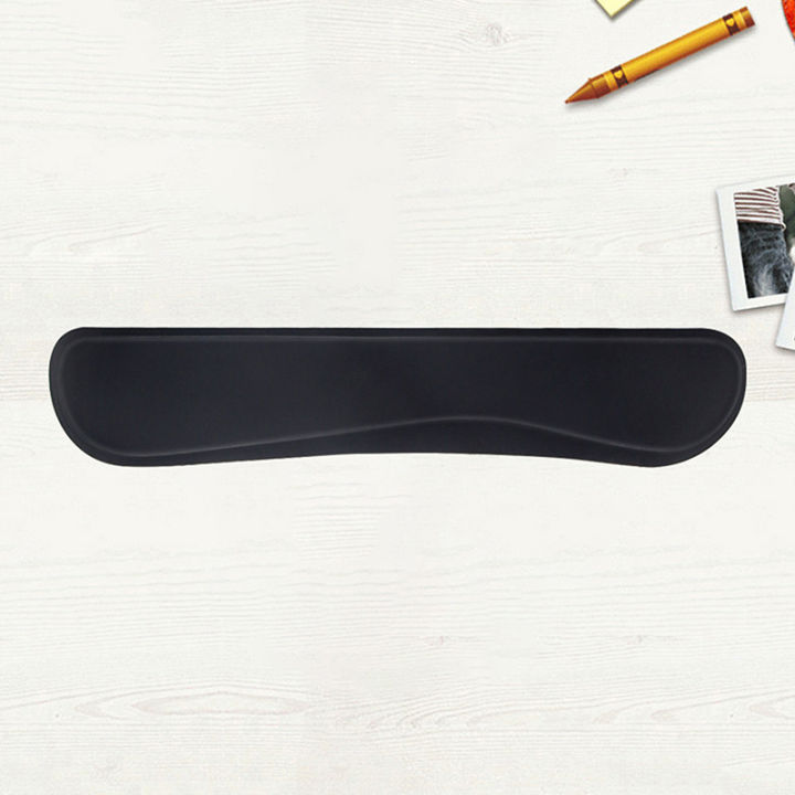 Keyboard Wrist Rest Pad Wrist Rest Mouse Pad Memory Foam Superfine Fibre for PC Computer Gaming Keyboard Raised Platform Hands Tetuo