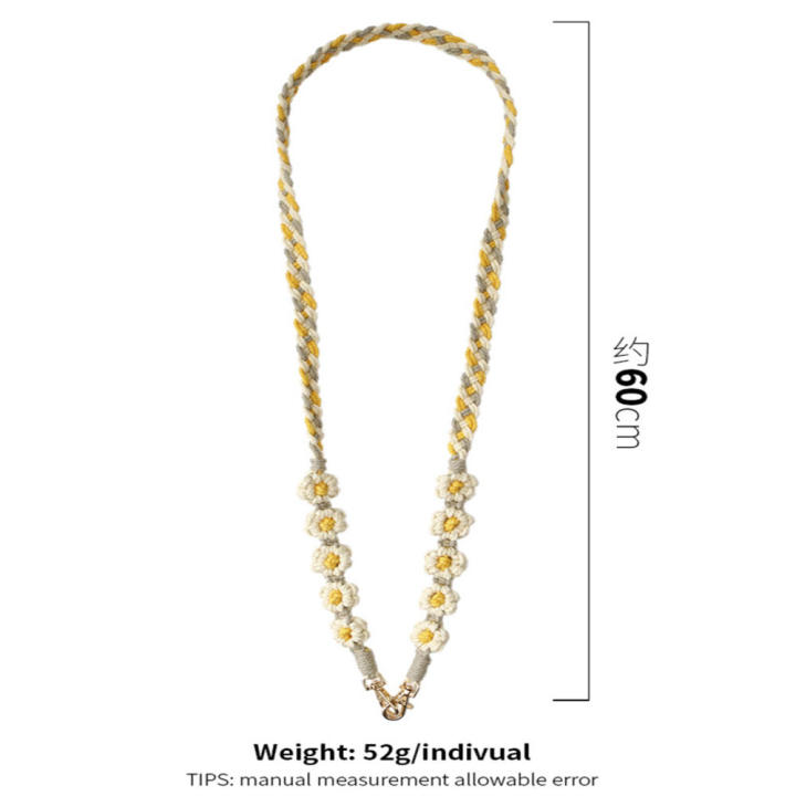 Pastoral%20Style%20Strap%20Competitor%20Links:%20Badge%20Holder%20Creative%20Daisy%20Sling%20Lace%20Woven%20Rope%20Charms%20Lanyards%20Lanyards%20For%20Keys%20Lanyard%20-%20Image%208