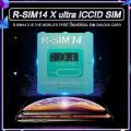 Unlock Card R-SIM14 Perfect Unlock Universal Rsim Nano Unlock Card R-SIM14 X Ultra ICCID SIM for All Models（1pcs/2pcs/4pcs）. 